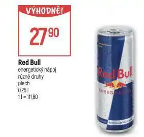 Globus Red bull energy drink nabídka