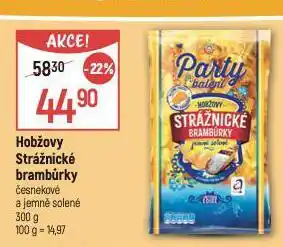 Globus Hobžovy strážnické brambůrky nabídka