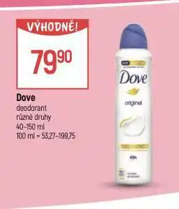 Globus Dove deodorant nabídka