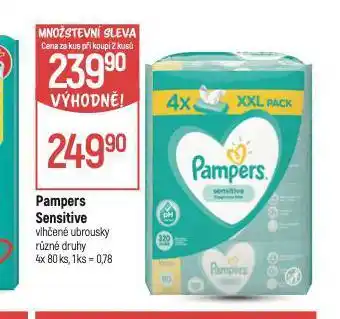 Globus Pampers vlhčené ubrousky nabídka