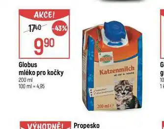 Globus Mléko pro kočky nabídka