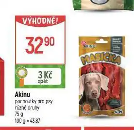 Globus Akinu pochoutky pro psy nabídka