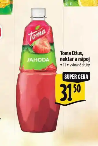 Albert Toma džus, nektar a nápoj nabídka