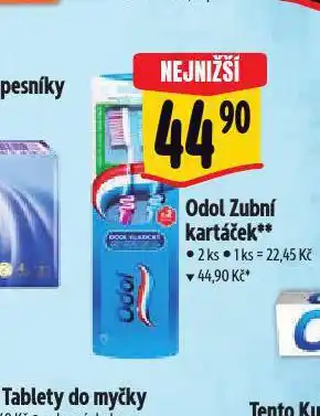 Albert Odol zubní kartáček nabídka
