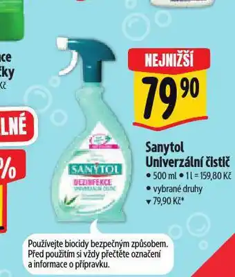 Albert Sanytol univerzální čistič nabídka