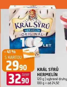 Terno Král sýrů hermelín nabídka