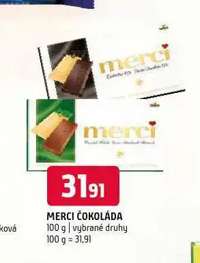 Terno Merci čokoláda nabídka