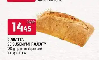 Terno Ciabatta se sušenými rajčaty nabídka
