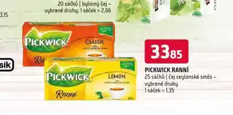 Terno Pickwick čaj nabídka