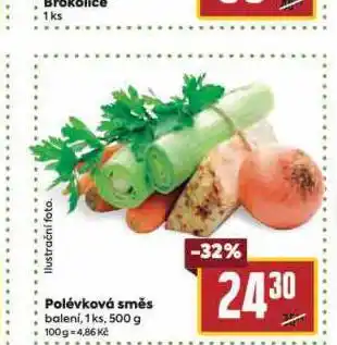 Billa Polévková směs nabídka