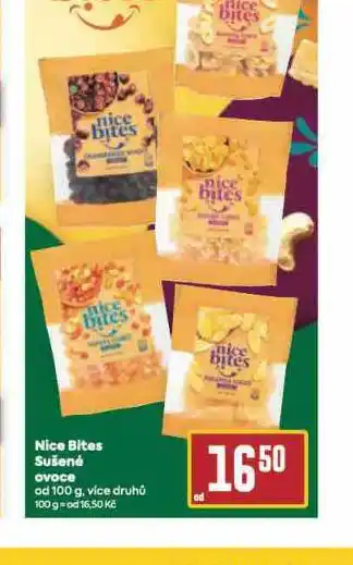 Billa Nice bites sušené ovoce nabídka