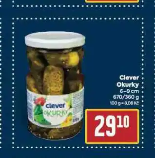 Billa Clever okurky nabídka