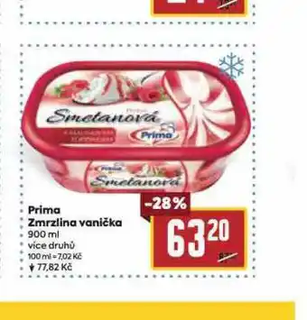 Billa Prima zmrzlina vanička nabídka