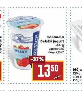 Billa Hollandia selský jogurt nabídka