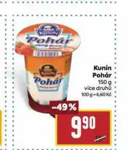 Billa Kunín pohár nabídka