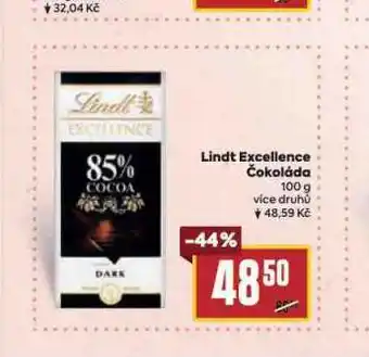 Billa Lindt excellence čokoláda nabídka