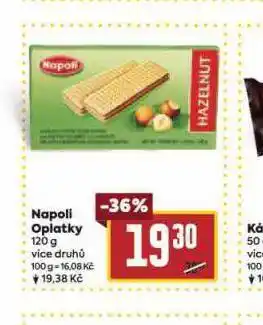 Billa Napoli oplatky nabídka