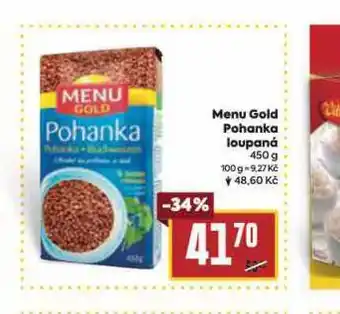 Billa Menu gold pohanka loupaná nabídka