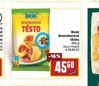 Billa Bask bramborové těsto nabídka