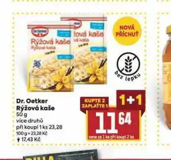 Billa Dr. oetker rýžová kaše nabídka