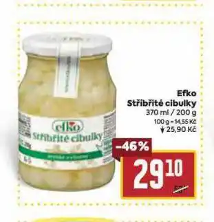 Billa Efko střibřité cibulky nabídka