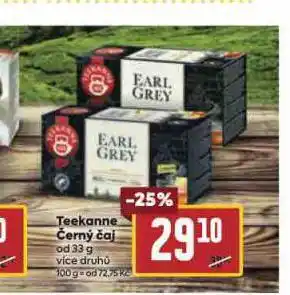 Billa Teekanne černý čaj nabídka
