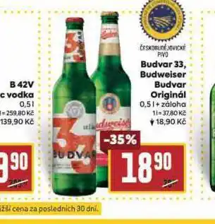 Billa Pivo budvar 33 nabídka