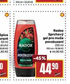 Billa Radox sprchový gel nabídka