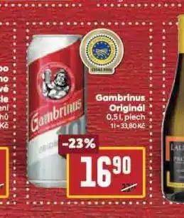 Billa Pivo gambrinus originál nabídka