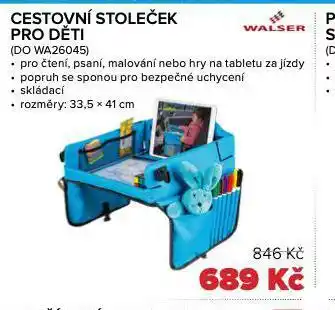 Auto Kelly Cestovní stoleček pro děti nabídka