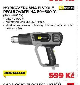 Auto Kelly Horkovzdušná pistole regulovatelná 80-600 °c nabídka