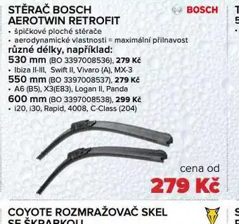 Auto Kelly Stěrač bosch aerotwin retrofit 600 mm nabídka
