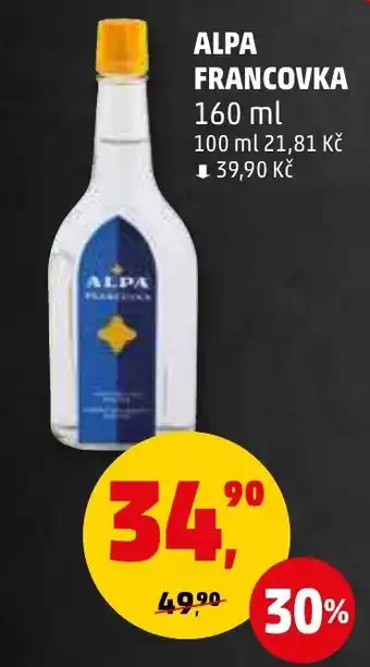 Penny Market ALPA FRANCOVKA 160 ml nabídka