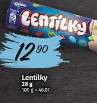 COOP TIP Lentilky 28 g nabídka