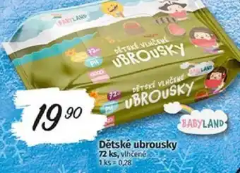 COOP TIP Dětské ubrousky 72 ks nabídka