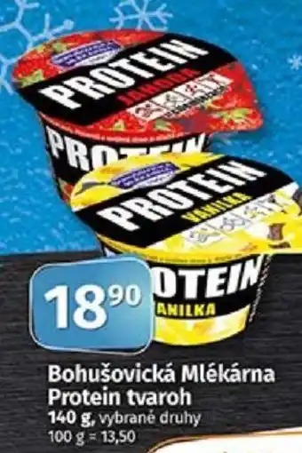 COOP TIP Bohušovická Mlékárna Protein tvaroh nabídka