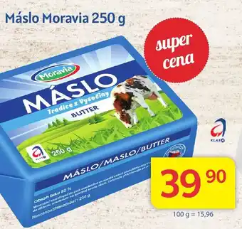 Kubík potraviny Máslo Moravia 250 g nabídka