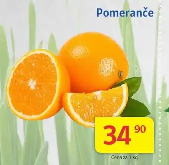 Kubík potraviny Pomeranče nabídka