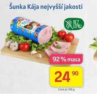 Kubík potraviny Šunka Kája nejvyšší jakosti nabídka