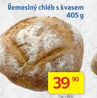 Kubík potraviny Řemeslný chléb s kvasem 405 g nabídka