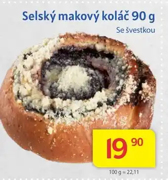 Kubík potraviny Selský makový koláč 90 g nabídka