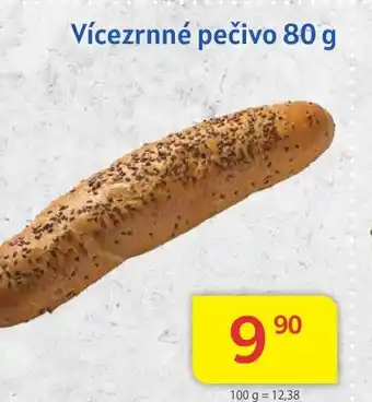 Kubík potraviny Vícezrnné pečivo 80 g nabídka