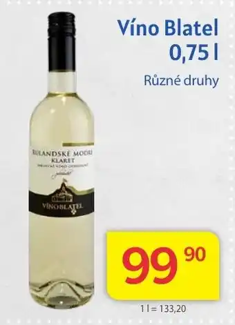 Kubík potraviny Víno Blatel 0.75L nabídka