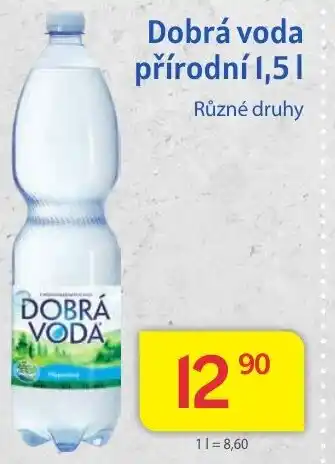 Kubík potraviny Dobrá voda přírodní 1,5L nabídka