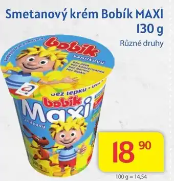 Kubík potraviny Smetanový krém Bobík MAXI 130 g nabídka