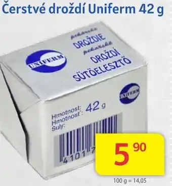 Kubík potraviny Čerstvé droždí Uniferm 42 g nabídka