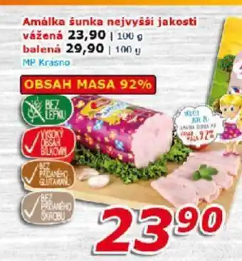 ESO MARKET Amálka šunka nejvyšší jakosti nabídka