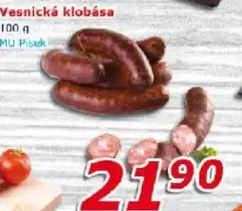 ESO MARKET Vesnická klobása nabídka