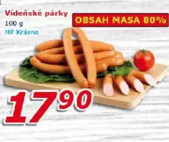 ESO MARKET Vídeňské párky nabídka