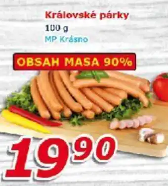 ESO MARKET Královské párky nabídka